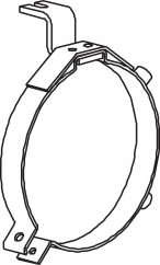 DINEX 64874 Holding Bracket, silencer